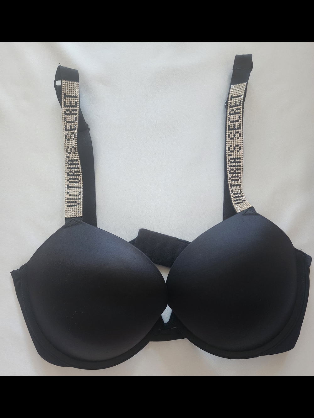 Victoria's Secret Black Very Sexy Shine Strap Push-Up Bra
